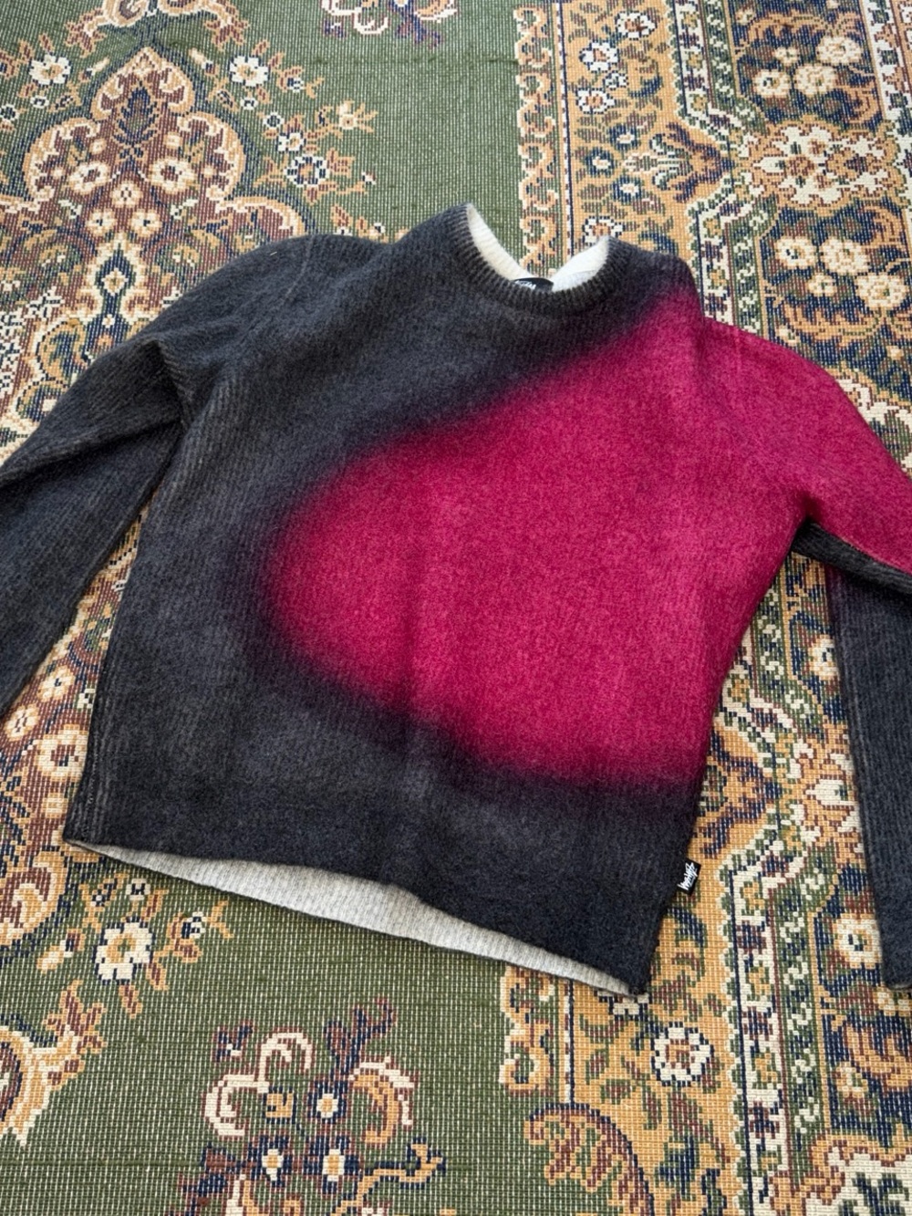 Stussy Brushed Dot Mohair Sweater